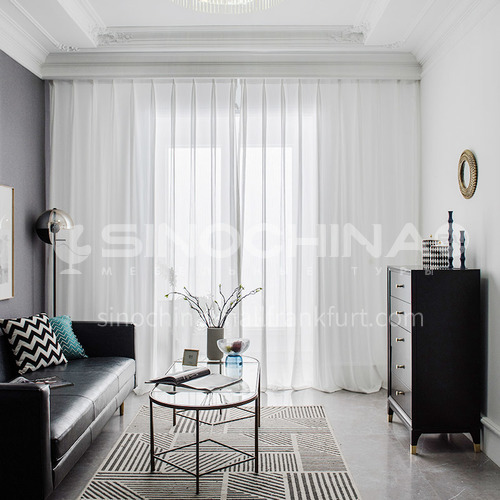 Modern minimalist style, high-quality dark-grained curtain screen DFSK-MSS35